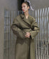 Asymmetric Belted Coat